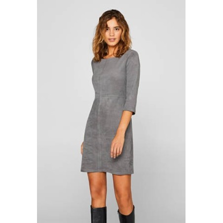 Robe stretch similicuir