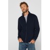 Cardigan molletonné en 100 % coton